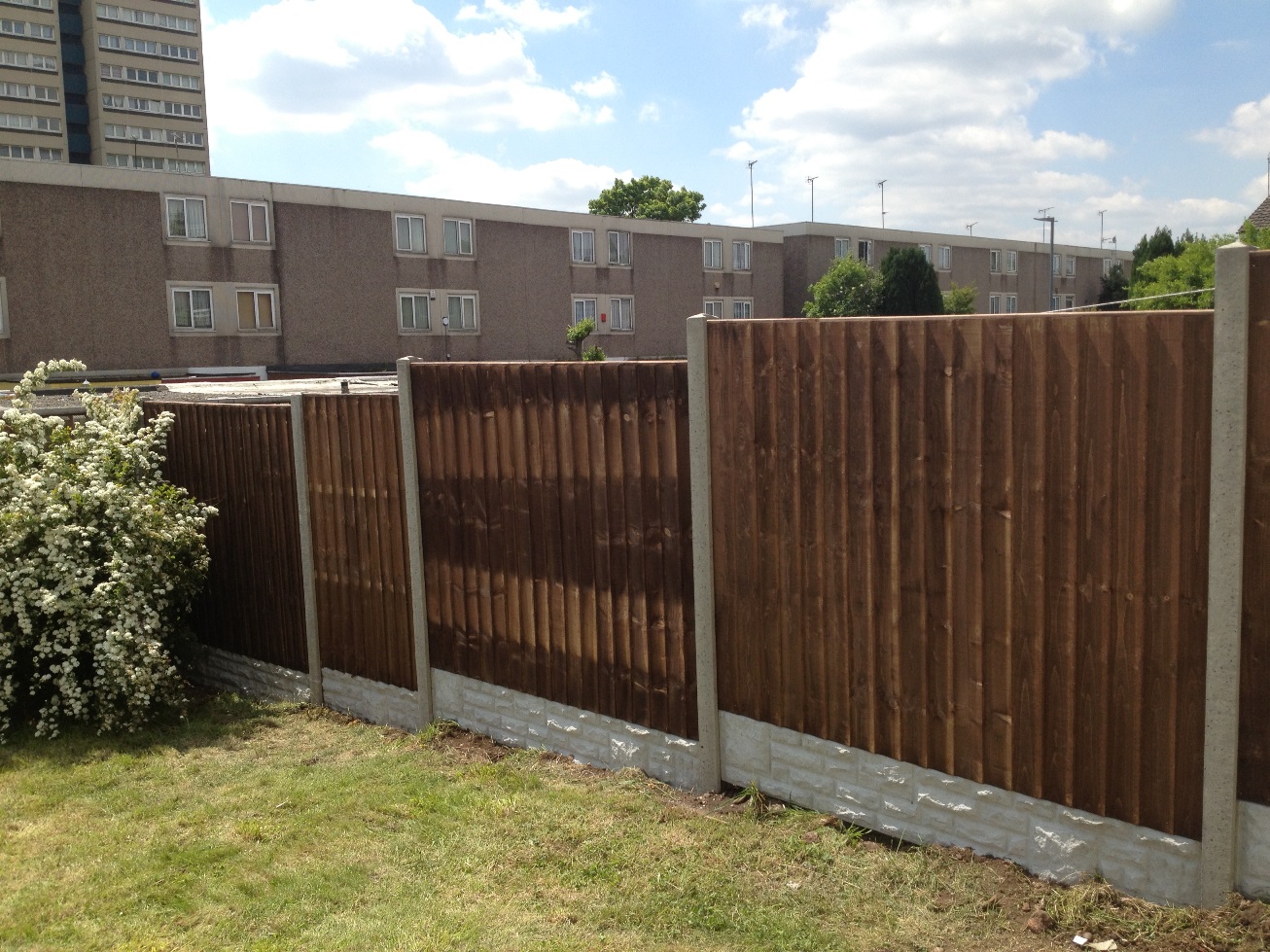 Fence Panels on a Sloping Garden